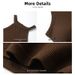 Women's Slimming Modal Ribbed Tank Top with Padded Bra Straps Sleeveless Halter Neck Design for Layering Or Single Wear_ecoleips.com