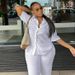 Women's Clothing Spring And Summer New Printed Bat Sleeve Top Wide Leg Pants Two Piece Suit_ecoleips.com