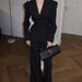 Women's Elegant V-Neck Blazer And Pants Set Business Casual Suit for Office And Evening Wear Breathable Stretch Fabric_ecoleips.com