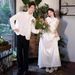 Forest Style Sweet French Light Wedding Bride Flower Engagement Elegant Super Fairy Dreamy Marriage Certificate Petite_ecoleips.com