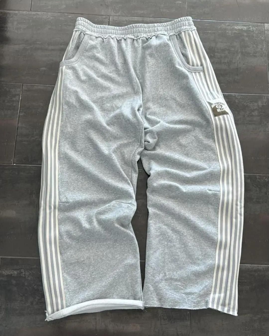 Women's Clothing Retro Fashion Straight Pants Stylish Harajuku Y2K Wide Leg Pants Street_ecoleips.com