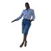 Women's High-Waisted Denim Shorts | Embroidered 3d Pattern Blue Stretch Cotton | Vintage Straight Leg 5-Inch Inseam Casual Summer Shorts_ecoleips.com