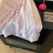 Women's Clothing Light Pink Three Dimensional Wood Ear Edge V Neck Striped Shirt Sweet Loose Lazy Shirt_ecoleips.com
