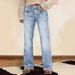 Women's Clothing New Retro High-Waisted Slim Fit Wide Leg Jeans For Women Loose Fit Slimming European American Style Commuter Jeans_ecoleips.com