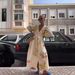Fashionable Printed V-Neck Short Sleeve Dress Women's Loose Fit Spring Summer 2024 New Arrival GY25086 Cute Dress_ecoleips.com