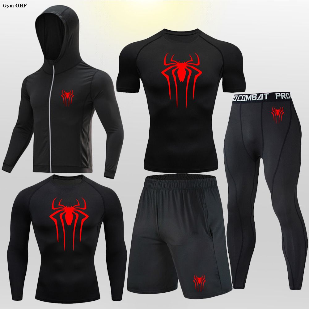 Women's Clothing Women's Sportswear Set Breathable Quick Drying Lightweight Five Piece Casual Sports Outfit With Long And Short Sleeve Options_ecoleips.com