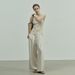 Suitable For All Seasons UMA WHITE Guangzhou Thirteen Factories Run Deng 2025 Spring New Casual For Women Tencel Mixed Linen Wide-leg Long Pants_ecoleips.com