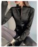 Women's Fleece-Lined Zip-Up Hoodie - Slim Fit Long Sleeve Pullover For Winter Sports & Cycling (Black, White, Gray, Green, Brown)_ecoleips.com
