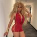 Women's Sexy Solid Color Deep V Neck Spliced Lace Jumpsuit Shorts J26RP157 European American Style Hot Selling New Clothing_ecoleips.com