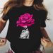 European And American Cross-border Foreign Trade Wholesale Fashion Urban Girl Round-neck Plus-size Short-sleeve T-shirt_ecoleips.com