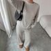 Women's Summer Casual Clothing Set Drop Shoulder Top And Flowy Pants Relaxed Everyday Wear Comfortable Feshion_ecoleips.com