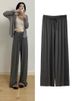 Plus Size Modal Wide Leg Pants Women Summer Thin High Waist Draped Loose Straight Casual Anti Mosquito Trousers_ecoleips.com
