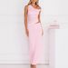 Elegant Womens One Shoulder Sleeveless Bodycon Sheath Dress Slim Fit Casual Party Cocktail Evening Dress For Women_ecoleips.com