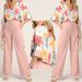 European And American Women's Spring Temperament Leisure Suit Commuter Pants Shirt High Waist Wide Leg Pants Suit_ecoleips.com