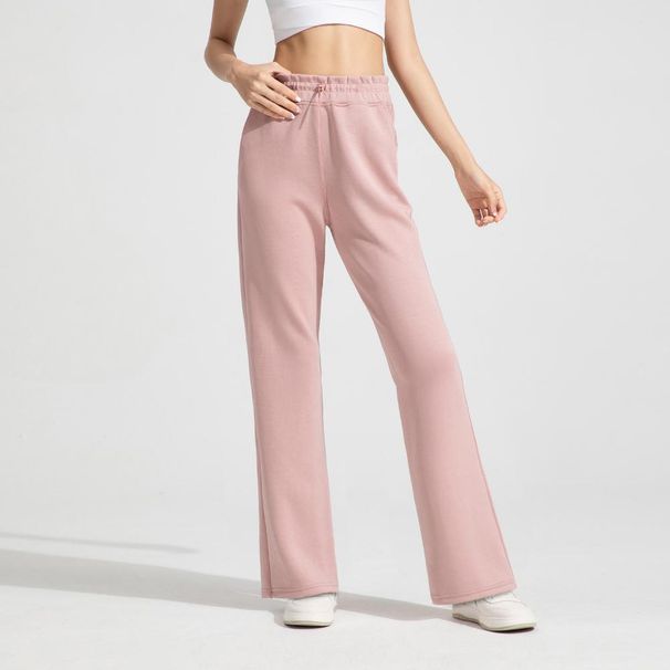 Women's Clothing Yoga Pants Sand Washed Air Layer High Waist Slim Cool Sports Fitness Pants_ecoleips.com