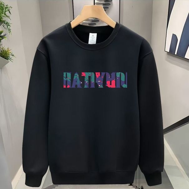 FW25 Matching Couple Cotton Crew Neck Sweatshirt - His & Hers_ecoleips.com