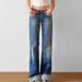 Low Waist Slimming Basic Versatile Slim Fit Spicy Girl Jeans For Women In Autumn And Winter, Simple American Style_ecoleips.com