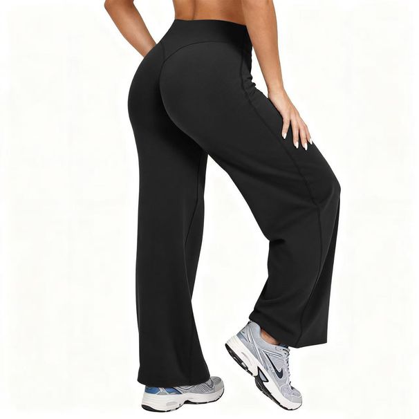 's Best-selling Wide-leg Yoga Pants, Butt-lifting Peach Butt High-waisted Straight-leg Women's Sports Pants For_ecoleips.com