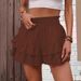 Women's Clothing Fashion Wide Leg Shorts Drape Versatile Casual Skirt Pants_ecoleips.com