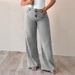 European And American Cross-border Foreign Trade Ripped Jeans, Washed High-waisted Straight-leg Versatile Slim-fit Denim_ecoleips.com