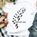 European And American Cross-border Foreign Trade Clothing Animal Paw Print Round Neck Printed Women's Short-sleeve_ecoleips.com