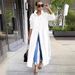 Women's Clothing Autumn And Winter New Fashion Casual Solid Color Long Shirt Coat Dress_ecoleips.com