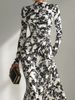 Women's Clothing Fashion Printed Long Dress Women's Clothing_ecoleips.com