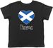 Women's T-Shirts Personalised Love Scotland Football Supporter Kids T-Shirt Boys Girls Gift_ecoleips.com