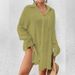 Women's Clothing Bamboo Cotton Shirt Style Sunscreen Cardigan Beach Cover Up Vacation Bikini Women's Swimsuit Outerwear_ecoleips.com