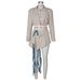 2025 Autumn Fashion Women's Sexy Blazer Denim Tie Short Skirt Set_ecoleips.com