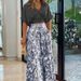 Women's Clothing Summer Flared Pants Suit Shirt Top V-Neck Fashion Printed Wide Leg Pants Two-Piece Set_ecoleips.com