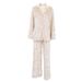 Spring Summer New European American Comfortable Soft Gold Diamond Velvet Sleeve Long Pants Pajama Set Cross-Border_ecoleips.com