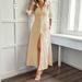 DiYun European American Casual Resort Style Long-sleeved Cardigan Long Dress Women's Clothing 2025 Autumn And Winter_ecoleips.com