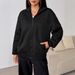 AD691 Eurean And American Cross-border Autumn Stand-up Collar Zip-up Sweatshirt Jacket, New Casual Sporty Lazy Style_ecoleips.com
