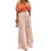 Women's V-Neck Printed Shirt & Wide-Leg Pants Set – Lightweight Polyester Travel Outfit (8 Vibrant Colors, Animal Print, Breathable Summer Essential)_ecoleips.com
