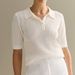 Women's Clothing Short Sleeved Knitted Ladies Summer Casual Tops Knitted Sweaters_ecoleips.com