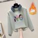 Stylish Winter Outfit Set - Fleece-Lined Polo Collar Sweatshirt With Elastic Waist Drawstring Jeans, Comfortable & Warm Casual Wear For Men And Women_ecoleips.com