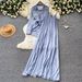 Women's Clothing Women's Gentle Relaxed Style Embroidered Shirt And Suspender Dress Two Piece Set Slimming Elegant Fashion For Spring Autumn_ecoleips.com