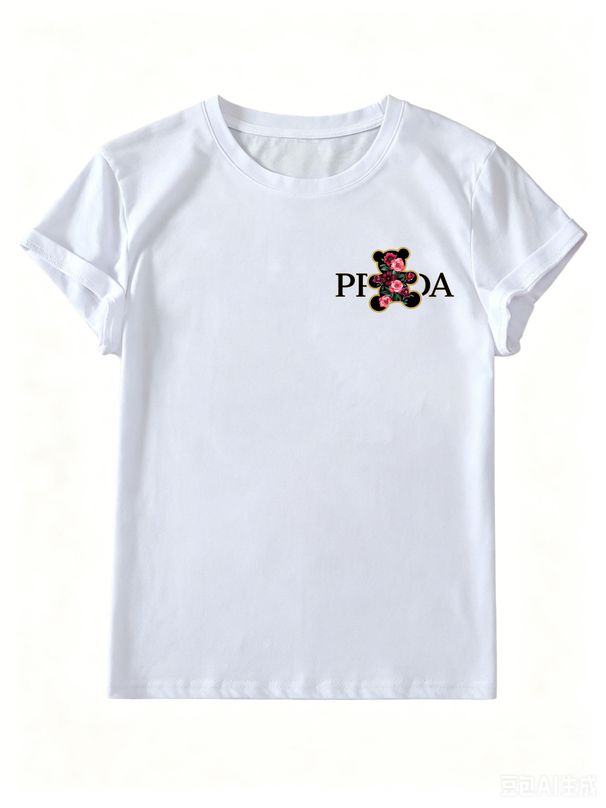 Ladies Classic Cotton T-Shirt, Fitted Silhouette Basic Tee, Sophisticated Casual Summer Top_ecoleips.com