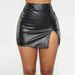 Sexy High Waist PU Leather Mini Skirt - Bodycon Stretch Short Skirt For Women, Clubwear, Night Out, Street Style_ecoleips.com