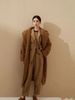 Women’s Teddy Bear Coat – Long Plush Faux Shearling Jacket With Notched Lapel (Pink, Camel, Gray, White, Blue, Beige)_ecoleips.com