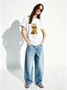 Safari Stylish Leopard Sunglasses Binoculars Graphic Women Short Sleeve Vacation T-Shirt_ecoleips.com