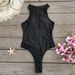 Women's Clothing Solid Color Zipper Sleeveless Surfing Suit One Piece Swimsuit_ecoleips.com