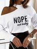 "Women's Off Shoulder Abstract Print T-Shirt - Trendy Sexy Top For Casual & Party Wear"_ecoleips.com