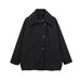 Winter Oversized Lapel Wool Coat Women's Streetwear Long Sleeve Trench Coat – Loose Fit Fashion Outerwear (Army Green, Black, Khaki, Gray, Burgundy)_ecoleips.com