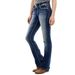 Women's Clothing Slim Fit Thin Washed Embroidery Sweet Curve Jeans For Women_ecoleips.com