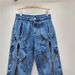 Women's Clothing Jeans For Women In Summer, Thin Style, Niche Design, Ripped Jeans, Retro, High Waist, Slimming, High End Straight Pants_ecoleips.com
