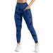 Women's Clothing Seamless Tie-dyed Peach Hip Yoga Pants Pocket Fitness Pants High Waist Sports Tight Pants_ecoleips.com