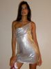 Mozision One Shoulder Backless Sexy Mini Dress Women Elegant Sparkle Sleeveless Backless Skinny Club Party Dress Female Clothes_ecoleips.com