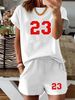 Women’s 2 Piece Outfit Set – Oversized Graphic T-Shirt And Biker Shorts Matching Set, Casual Summer Lounge Tracksuit For Daily Wear-317_ecoleips.com